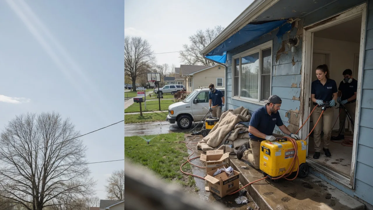 Basement Flood Cleanup in Robinson, IL near me